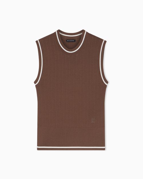Recycled Viscose V-Neck Top