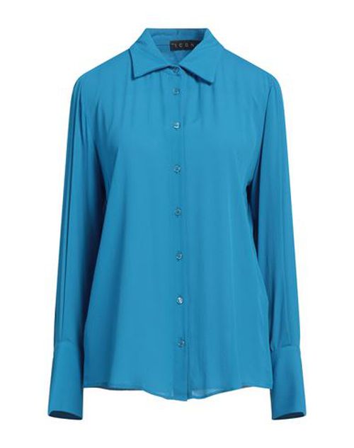 Woman Shirt Azure Size 4 Rayon