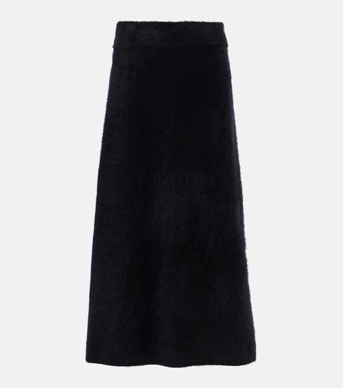Asta cashmere midi skirt