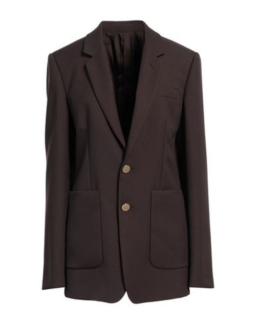 Woman Blazer Dark brown Size 8 Viscose