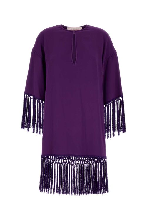 Solid Dress — Purple