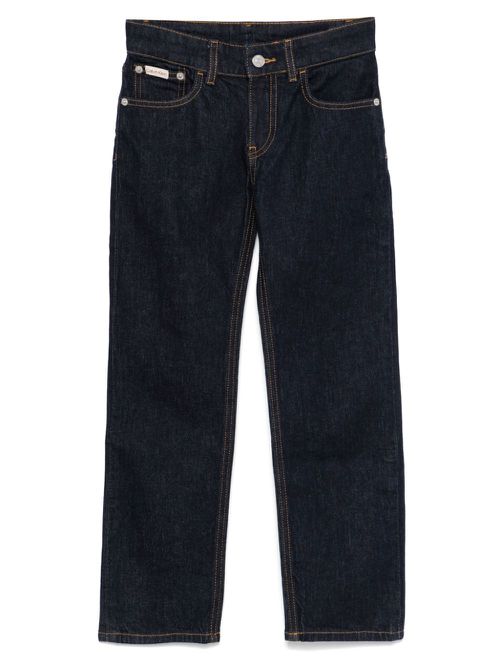 Straight leg cotton jeans - Blue