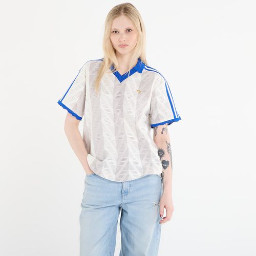 T-shirt adidas Short-Sleeve Polo Tee Off White/ Chalk Pear