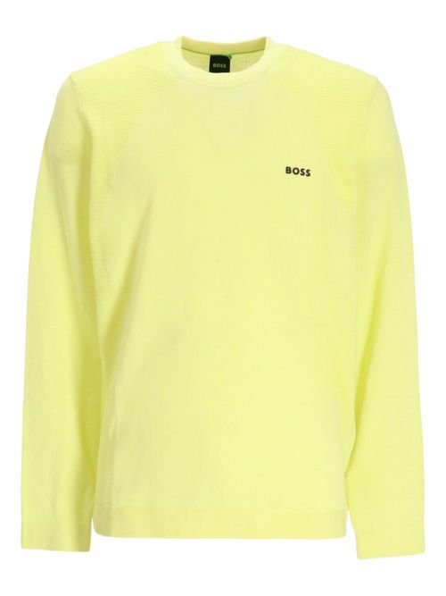 Crew-neck sweater - Yellow