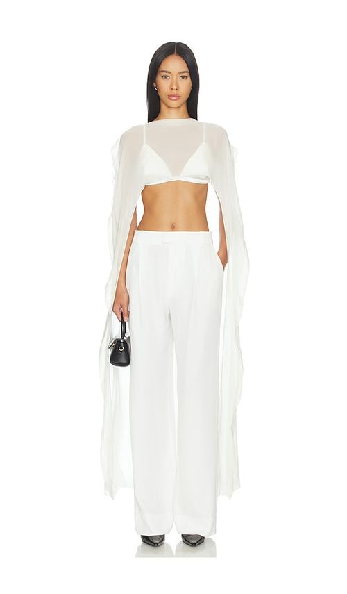 Nonchalant Label CHIARA トップ - Ivory. S. Also - XS