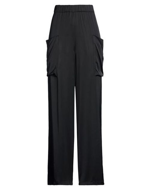Woman Pants Black Size 8 Viscose, Rayon
