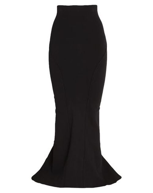 Woman Maxi skirt Black Size S Viscose, Polyester, Polyamide, Elastane