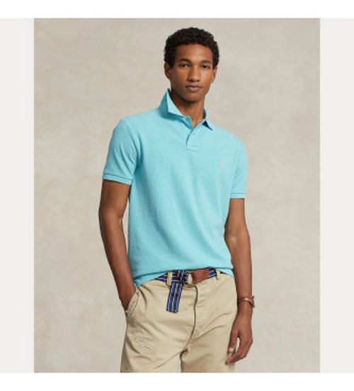 Polo Ralph Lauren for man. 710680784368 Turquoise polo shirt (S), Casual, Cotton, Short sleeve