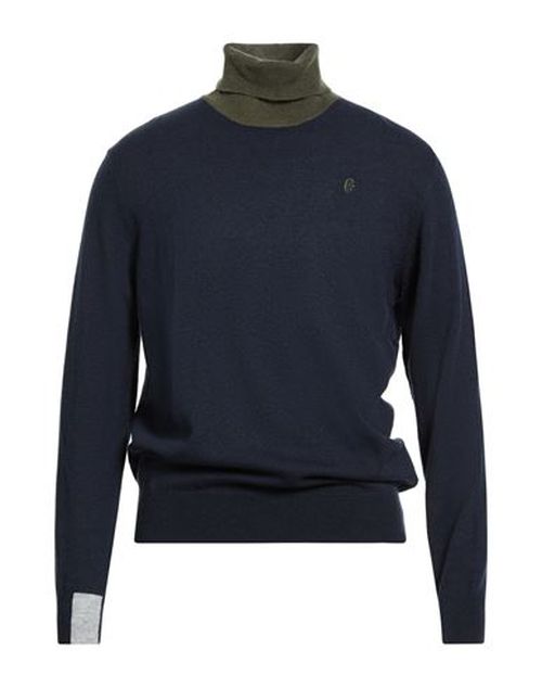 Man Turtleneck Midnight blue Size XL Polyamide, Viscose, Wool, Cashmere