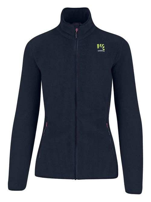 Vertice Fleece high-neck jacket - Blue