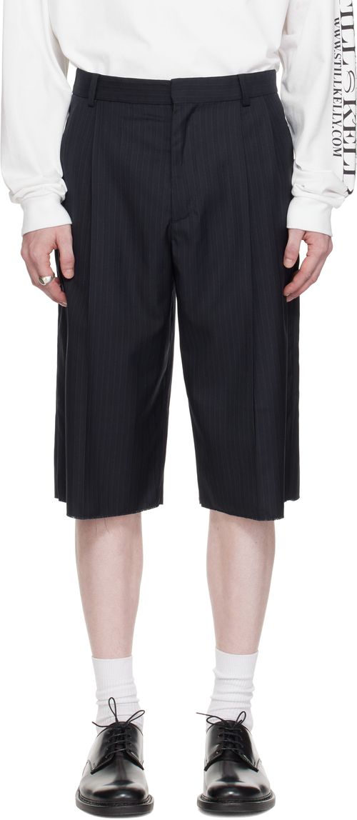 Navy Tailored Shorts