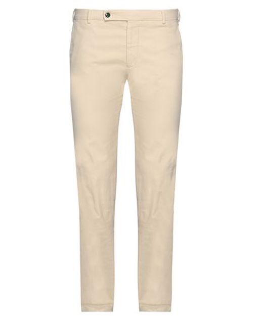 Man Pants Beige Size 28 Cotton, Polyester, Elastane
