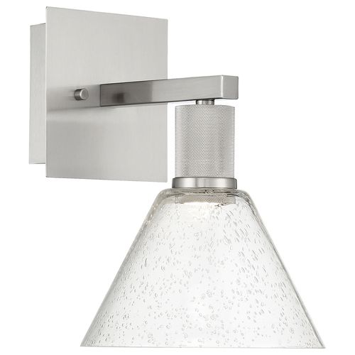Brushed Steel LED Wall Sconce from the Port Nine Martini Collection