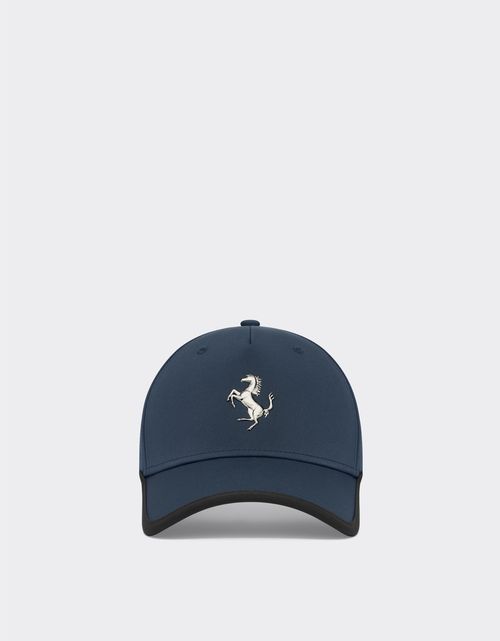 Baseball cap with metal Prancing Horse