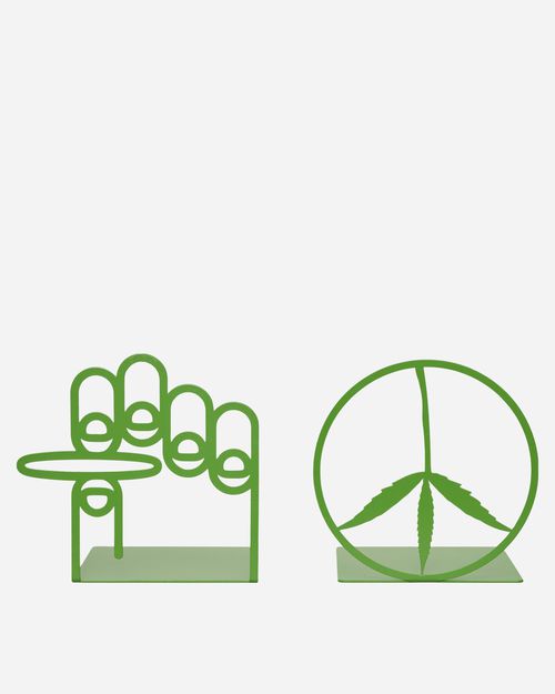 Trifecta Bookends Green
