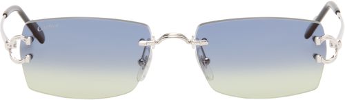Silver Classic C Motif Sunglasses