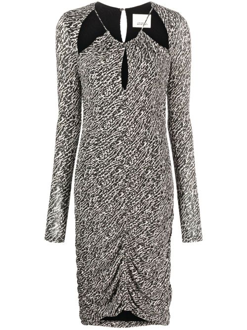 Logane cut-out midi dress - Black