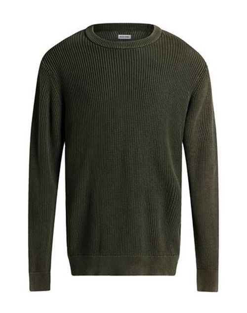 Man Sweater Military green Size XXL Cotton