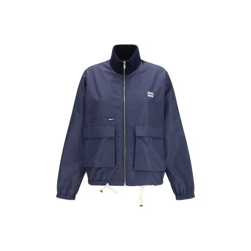 Technical Polyester Jacket — Navy