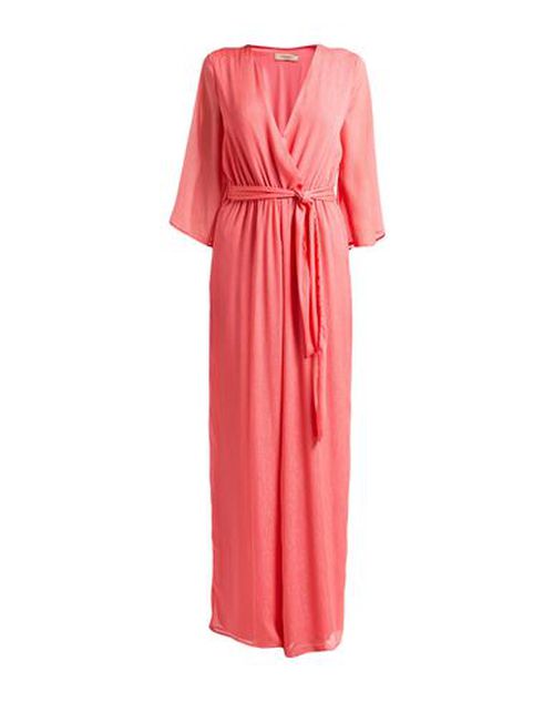 Woman Jumpsuit Coral Size 8 Polyester