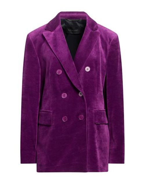 Elena Mirò Woman Blazer Mauve Size 16 Cotton, Polyester