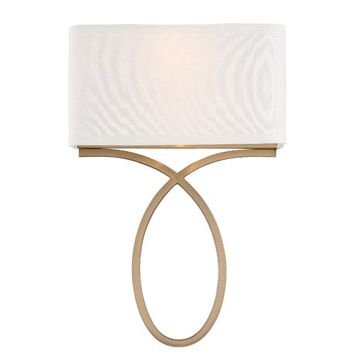 Brinkley 2-Light Wall Sconce in Vibrant Gold