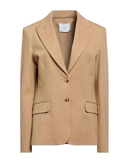 Woman Blazer Camel Size 2 Viscose, Polyamide, Elastane