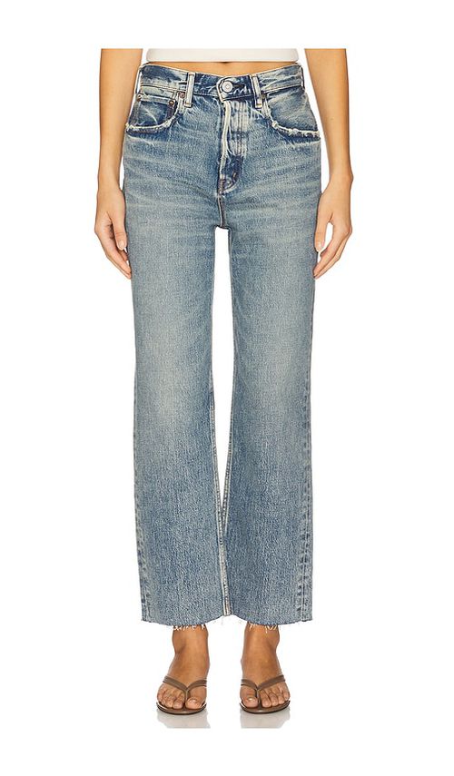 Moussy Vintage Plainedge Wide Straight in Blue. -  32 also in 24, 25, 26, 27, 28, 29