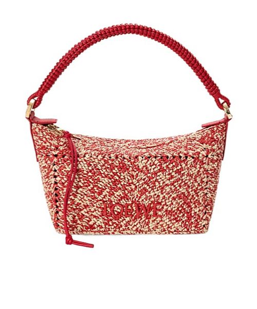 Cala mini bag in melange raffia