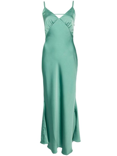 Vida slip maxi dress - Green