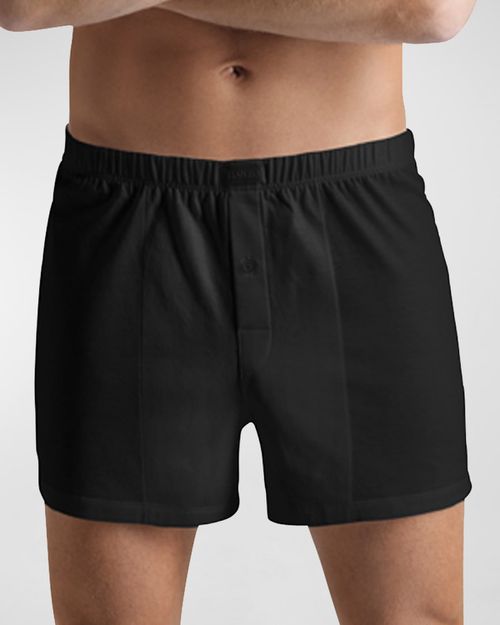 Men's Sporty Mercerized Cotton Boxers