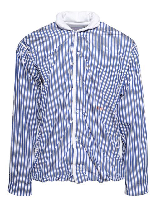 Stripe-pattern shirt