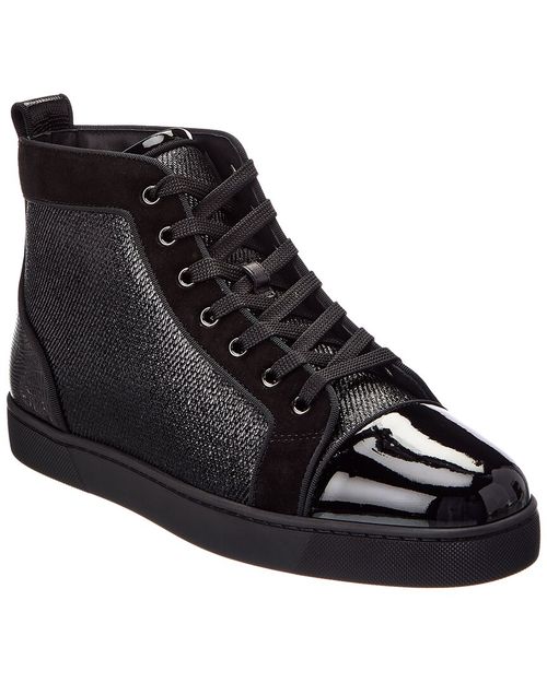 Louis Orlato Suede & Patent Sneaker