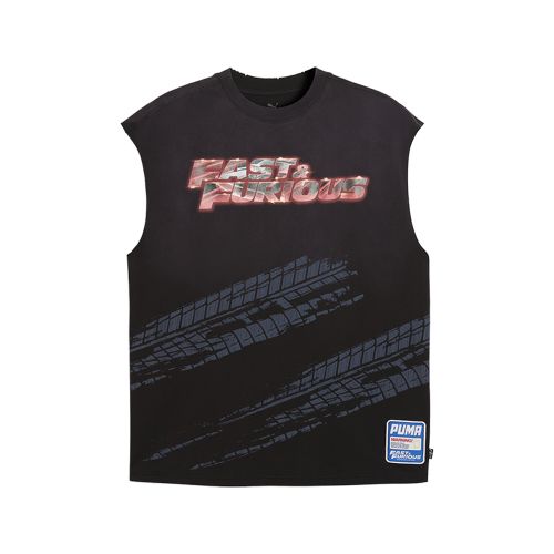 X FAST AND FURIOUS Crew Neck Sleeveless T-Shirt
