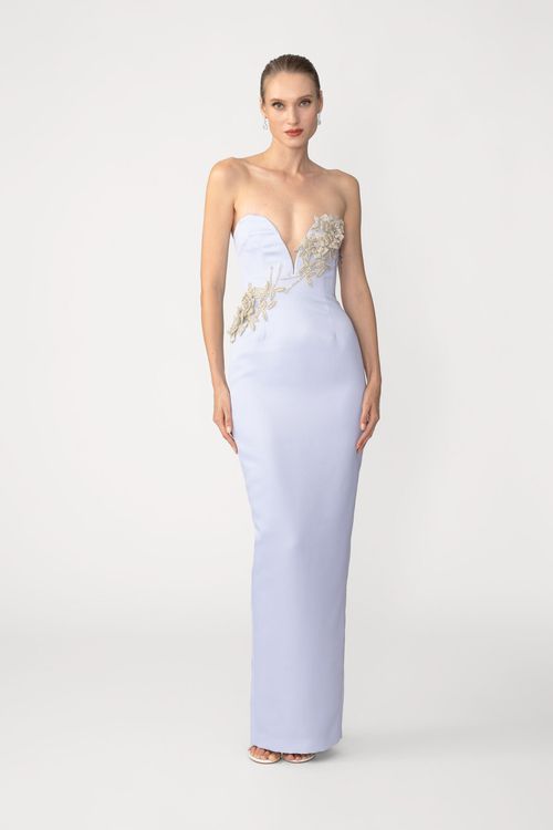 Luna Satin Gown