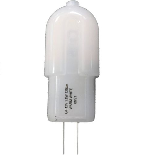 G4 LED Capsule Bulbs, 12V 1.8W, Frosted Warm White 2 Pack