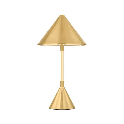 Aged Brass LED Table Lamp from the Salma Collection