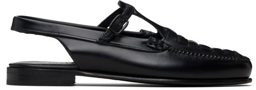 Black Roqueta Loafers