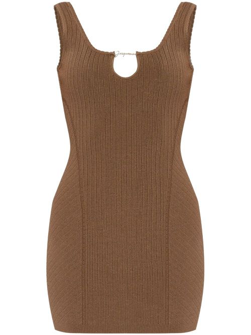Short dress - Brown