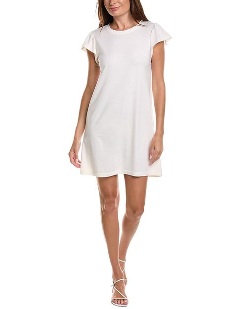 Dena Ruffle Sleeve T-Shirt Dress