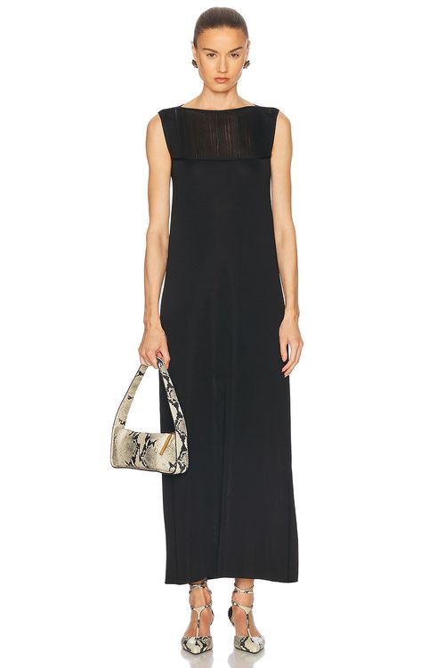 KHAITE Ruslan Dress in Black - Black.  M also in