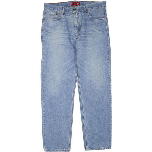 LEVI'S 504 Mens Regular Fit Straight Denim Light W36 L32 Classic Cotton Blend