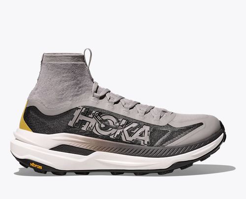 HOKA Men's Tecton X 3 Shoes in Cement/Black