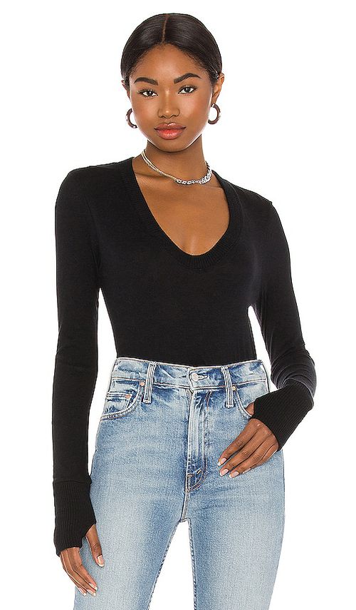 Enza Costa STRICK in Black. Größe XS. Also in L, M