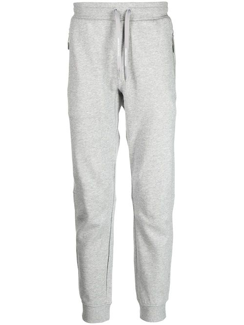 Zip-pocket tapered track pants - Grey
