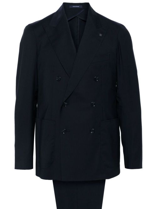 Logo-plaque suit - Blue