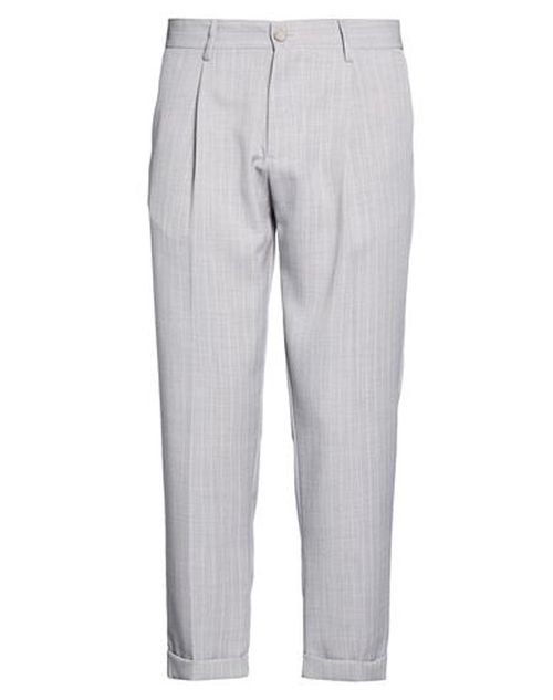 Man Pants Light grey Size 28 Polyester, Viscose