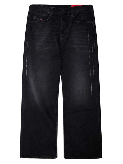 Palazzo Graffiato Jeans