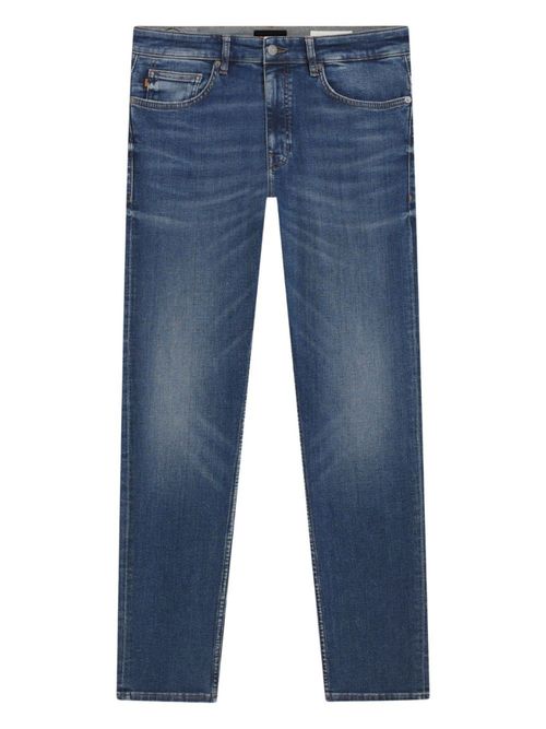 Blue Mid Rise Jeans