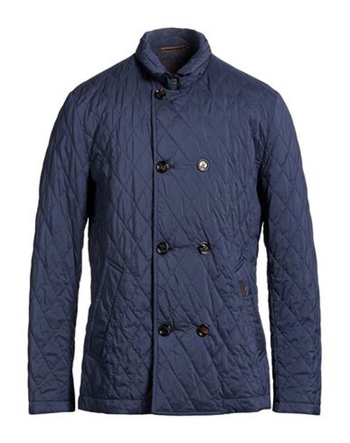 Man Puffer Navy Size 48 Polyamide, Polyurethane